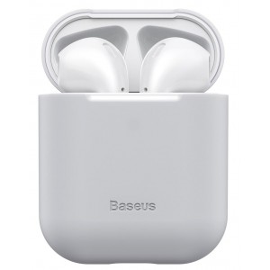 Чехол силиконовый для Apple AirPods Baseus WIAPPOD-BZ0G (серый)